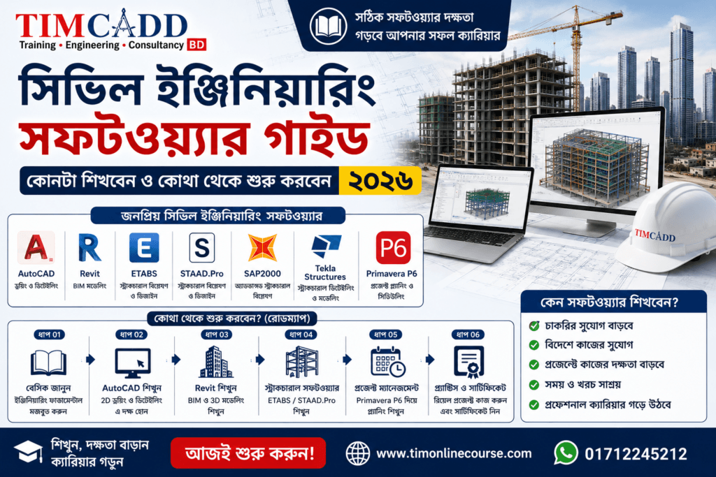 সিভিল ইঞ্জিনিয়ারিং সফটওয়্যার বাংলা